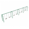 PSW008WS - 4 Bay with 8 Belt Seats - 8 Ft. High Elite Arched Post Swing Set - Neutral