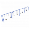 PSW008WS - 4 Bay with 8 Belt Seats - 8 Ft. High Elite Arched Post Swing Set - Primary