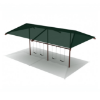 PSWSH002WS - 2 Bay with 4 Belt Seats - Shaded 8 Ft. High Elite Single Post Swing Set - Neutral
