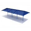 PSWSH003WS - 3 Bay with 6 Belt Seats - Shaded 8 Ft. High Elite Single Post Swing Set - Primary