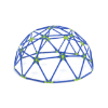 PFS087 - Geodome Playground Climbing Dome - Ages 2 to 12 Yrs. - Blue and Green