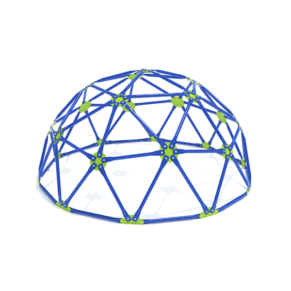 PFS087 - Geodome Playground Climbing Dome - Ages 2 to 12 Yrs. - Blue and Green