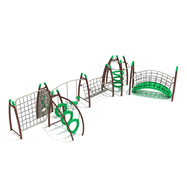 PGP004 - Lava Tree Playground Obstacle Course - Ages 5 to 12 Yrs. - Front