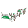 PGP004 - Lava Tree Playground Obstacle Course - Ages 5 to 12 Yrs. - Back