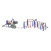 PGP008 - Lawndale Playground Obstacle Course - Ages 5 to 12 Yrs. - Back