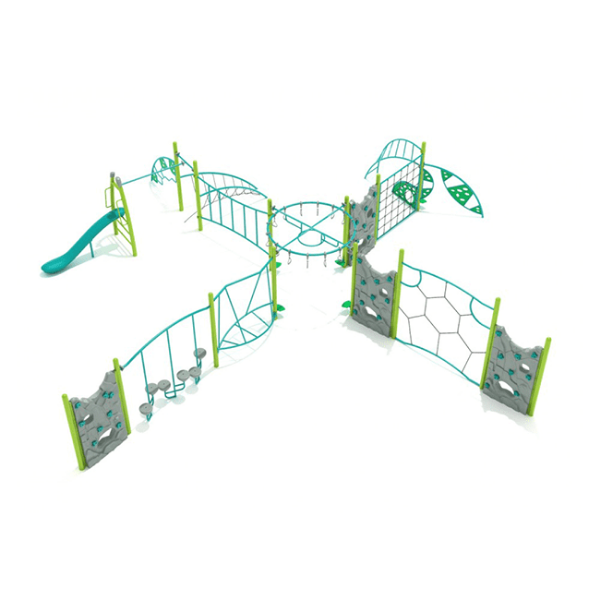 PGP020 - Columbia Hills Playground Obstacle Course - Ages 5 to 12 Yrs. - Front