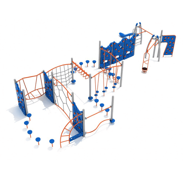 PGP023 - Cedar Slope Playground Obstacle Course - Ages 5 to 12 Yrs. - Front