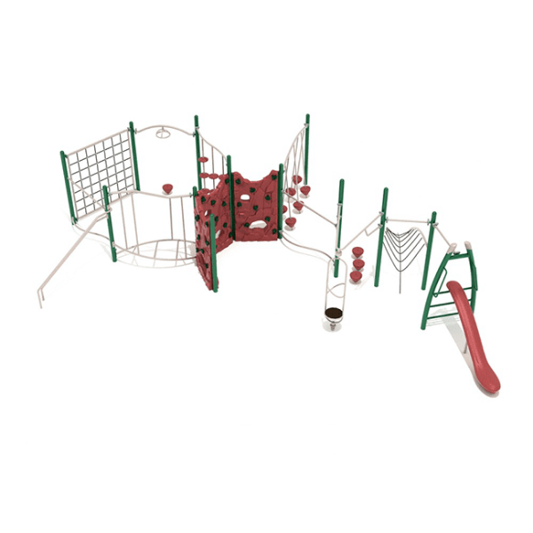 PGP024 - Pine Valley Playground Obstacle Course - Ages 5 to 12 Yrs. - Front