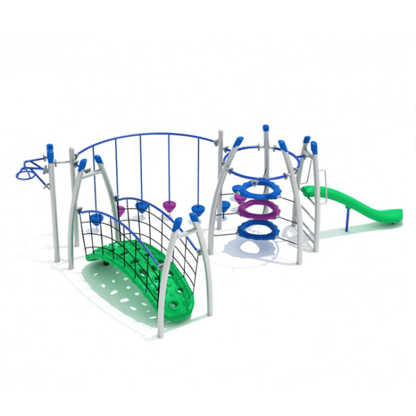 PGP026 - Bashful Bluff Playground Obstacle Course - Ages 5 to 12 Yrs. - Front