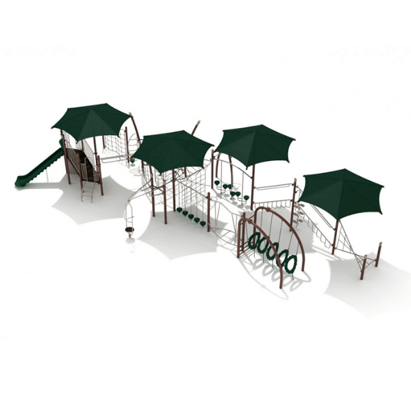Brasstown Bald Playground Obstacle Course - Ages 2 to 12 Years - Front