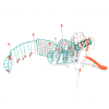 PGP030 - Long Pond Playground Jungle Gym - Ages 5 to 12 Yrs. - Back