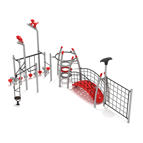 PGP034 - Dellview Playground Obstacle Course - Ages 5 to 12 Yrs. - Front