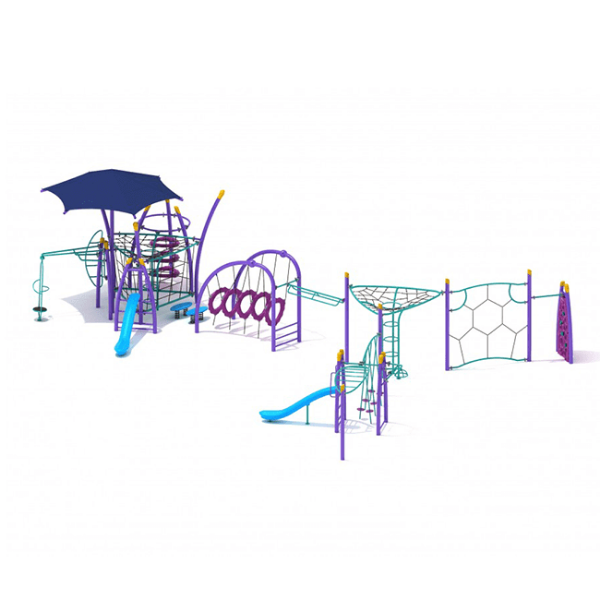 PGP035 - Saulsbury Playground Jungle Gym - Ages 5 to 12 Yrs. - Front