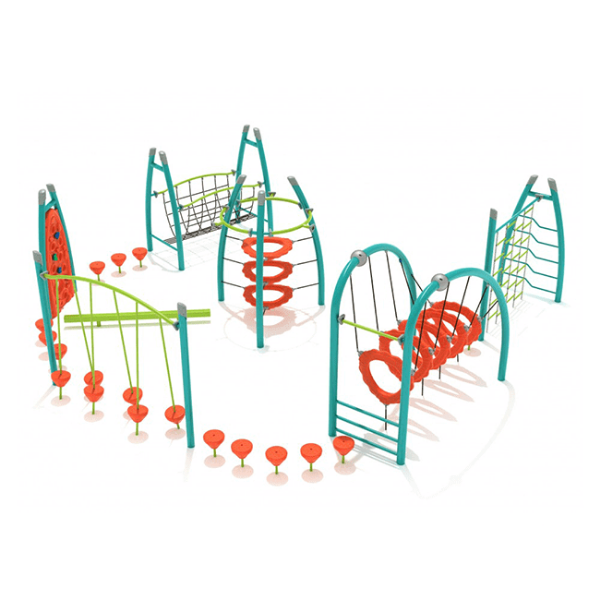 PGP036 - Newfane Village Playground Obstacle Course - Ages 5 to 12 Yrs. - Front