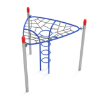 PGS014 - Combination Manhole Rope Jungle Gym - Ages 5 to 12 Yrs. - Grey on Blue
