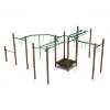 PKP114 - San Mateo Playground Monkey Bars - Ages 5 to 12 Yrs. - Back