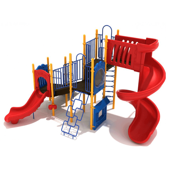 PKP122 - Fort Collins Commercial Playground Equipment - Ages 5 to 12 Yrs. - Front
