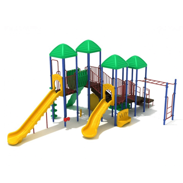 PKP130 - Greenville Modern Commercial Playground Equipment - Ages 5 to 12 Yrs. - Front