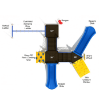 PKP136 - Quincy Commercial Playground Equipment - Ages 5 to 12 Yrs. - Top