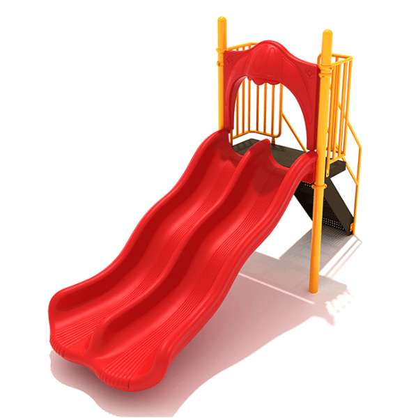 PSL003 - 4 Foot Double Wave Playground Slide - Ages 2 to 12 Yrs.
