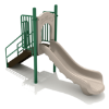 PSL006 - 3 Foot Single Straight Playground Slide - Ages 2 to 12 Yrs. - Front