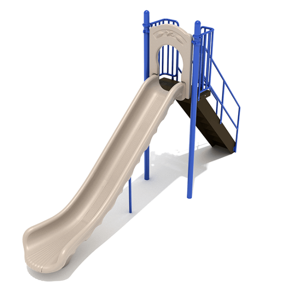 PSL009 - 6 Foot Single Straight Playground Slide - Ages 2 to 12 Yrs.