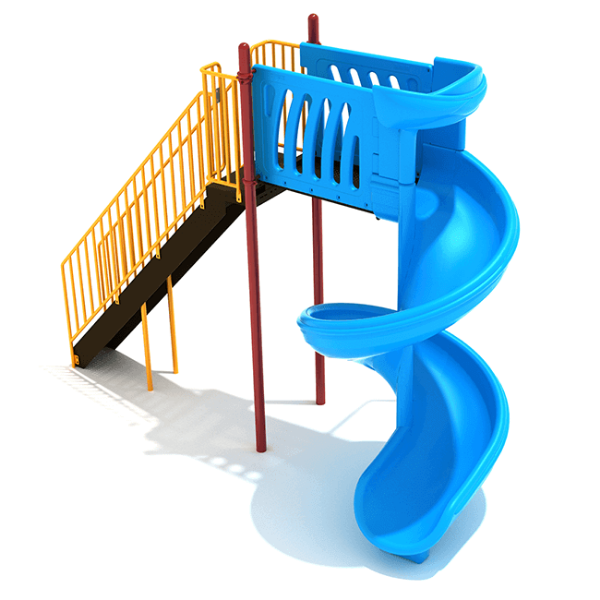 PSL017 - 8 Foot 450-Degree Spiral Playground Slide - Ages 5 to 12 Yrs.