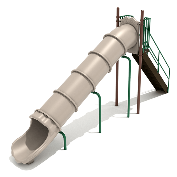 PSL023 - 7 Foot Straight Tube Playground Slide - Ages 5 to 12 Yrs.