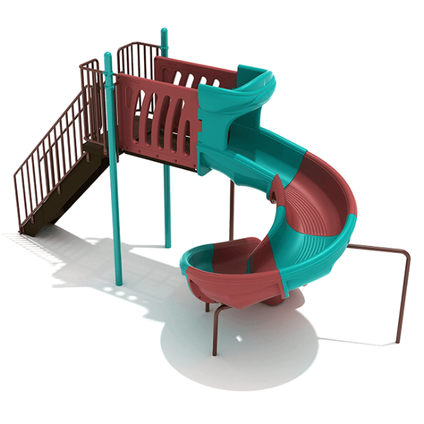 PSL027 - 6 Foot Sectional Spiral Playground Slide - Ages 2 to 12 Yrs.