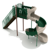 PSL028 - 7 Foot Sectional Spiral Playground Slide - Ages 2 to 12 Yrs.