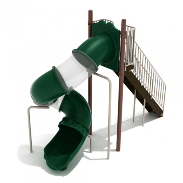 PSL030 - 8 Foot Sectional Spiral Tube Playground Slide - Ages 5 to 12 Yrs.
