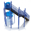 PSL034 - 12 Foot Sectional Spiral Tube Playground Slide - Ages 5 to 12 Yrs. - Back
