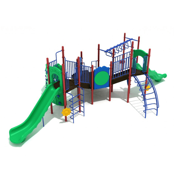 PKP188 - Tyson's Corner Commercial Playground Equipment - Ages 5 to 12 Yrs. - Front