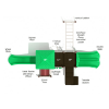 PKP203 - Kalamazoo Commercial Playground Equipment - Ages 5 to 12 Yrs. - Top