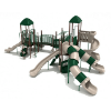 PKP217 - Galveston Commercial Playground Equipment - Ages 5 to 12 Yrs. - Neutral Front