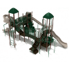 PKP217 - Galveston Commercial Playground Equipment - Ages 5 to 12 Yrs. - Neutral Back