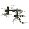 PKP217 - Galveston Commercial Playground Equipment - Ages 5 to 12 Yrs. - Neutral Top
