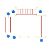 PKP225 - Alpharetta Commercial Playground Equipment - Ages 5 to 12 Yrs. - Primary Top