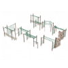 PKP238 - Rotonda Playground Obstacle Course - Ages 5 to 12 Yrs. - Back