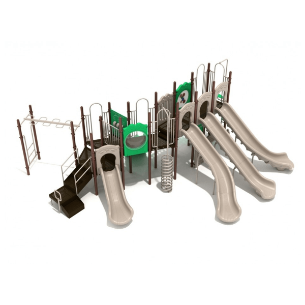 PKP245 - Thousand Oaks Commercial Playground Equipment - Ages 5 to 12 Yrs. - Front