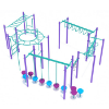 PKP246 - Terre Haute Playground Obstacle Course - Ages 5 to 12 Yrs. - Front