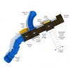 PKP252 - Lake Geneva Commercial Playground Equipment - Ages 5 to 12 Yrs. - Back