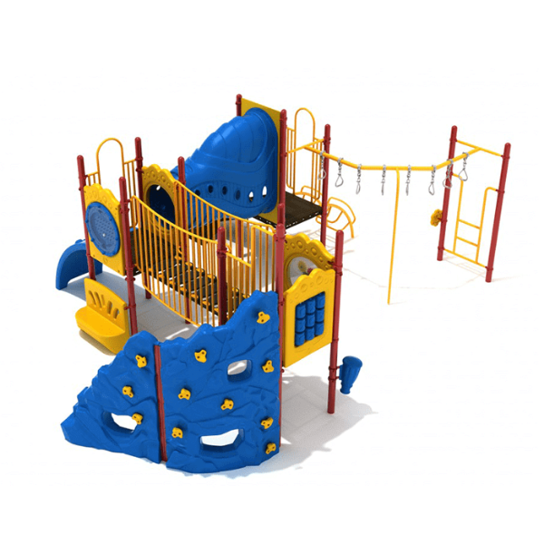 PKP299 - Blue Grass Commercial Playground Equipment - Ages 5 to 12 Yrs. - Front
