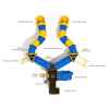 PKP300 - Bryson City Commercial Playground Equipment - Ages 5 to 12 Yrs. - Top