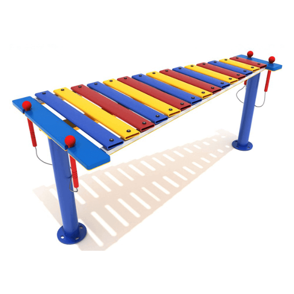 PMC005 - Metallophone Musical Playground Equipment - Ages 2 to 12 Yrs. - Primary Front