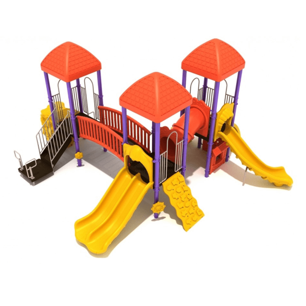 PMF014 - Evans Commercial Playground Equipment - Ages 5 to 12 Yrs. - Front