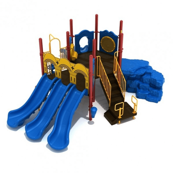 PMF027 - Kessler Commons Commercial Playground Equipment - Ages 5 to 12 Yrs. - Front