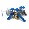 PMF038 - Boardwalk Place Commercial Playground Equipment - Ages 5 to 12 Yrs. - Front