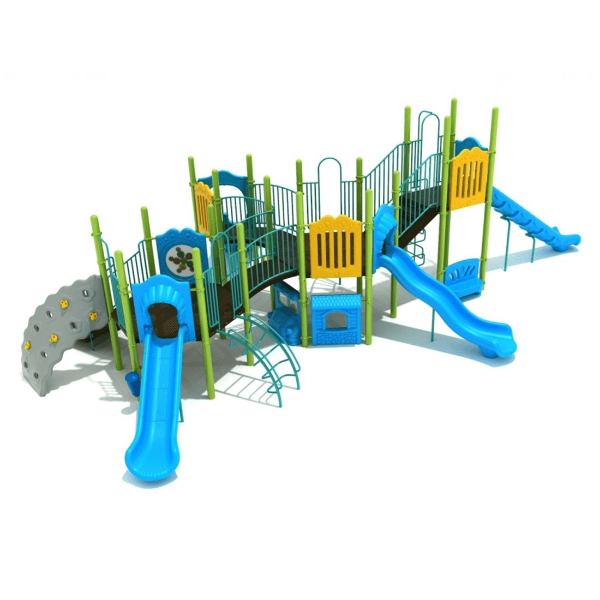 PMF041 - Parkview Heights Commercial Playground Equipment - Ages 5 to 12 Yrs. - Front