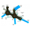 PMF041 - Parkview Heights Commercial Playground Equipment - Ages 5 to 12 Yrs. - Top